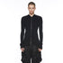 JULIUS 917KNM1 Black / Skinny Knit Top